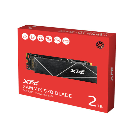 SSD M2 NVMe ADATA XPG GAMMIX S70 BLADE 2TB GEN4 7.4GB par Sec